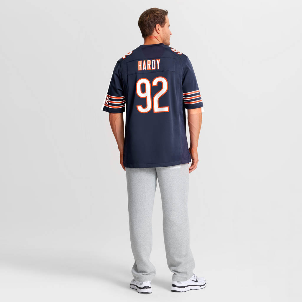 Men's Nike Chicago Bears Daniel Hardy Navy Team Game NFL Jersey