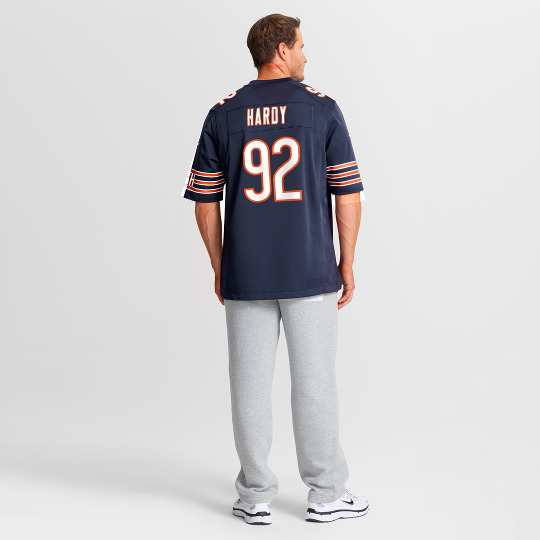 Men's Nike Chicago Bears Daniel Hardy Navy Team Game NFL Jersey