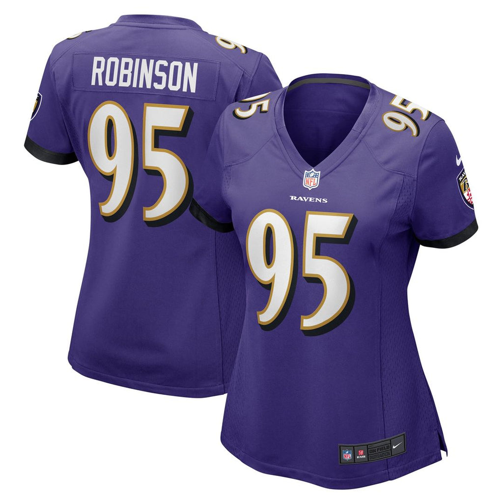 Women's Nike Baltimore Ravens Tavius Robinson Purple Game NFL Jersey
