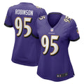 Women's Nike Baltimore Ravens Tavius Robinson Purple Game NFL Jersey