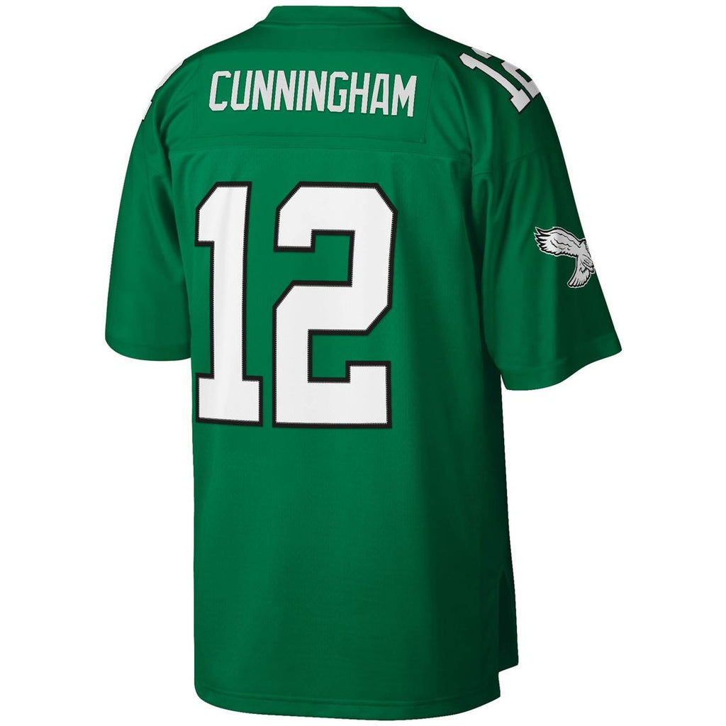 Men's Mitchell & Ness Philadelphia Eagles Randall Cunningham Kelly Green Legacy Replica NFL Jersey