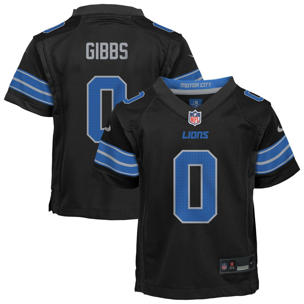 Toddler Nike Detroit Lions Jahmyr Gibbs Black Alternate Game NFL Jersey