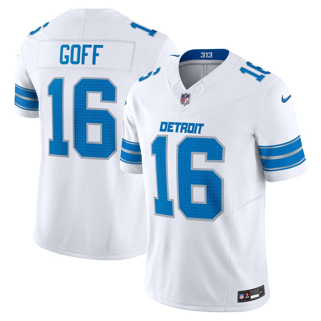 Men's Nike Detroit Lions Jared Goff Black Vapor F.U.S.E. Limited NFL Jersey