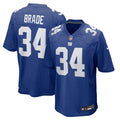 Men's Nike New York Giants Beau Brade Royal Team Game NFL Jersey