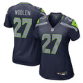 Women's Nike Seattle Seahawks Riq Woolen College Navy Team Game NFL Jersey