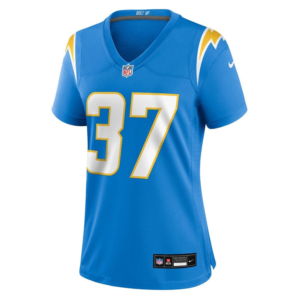 Women's Nike Los Angeles Chargers Jordan Oladokun Powder Blue Team Game NFL Jersey