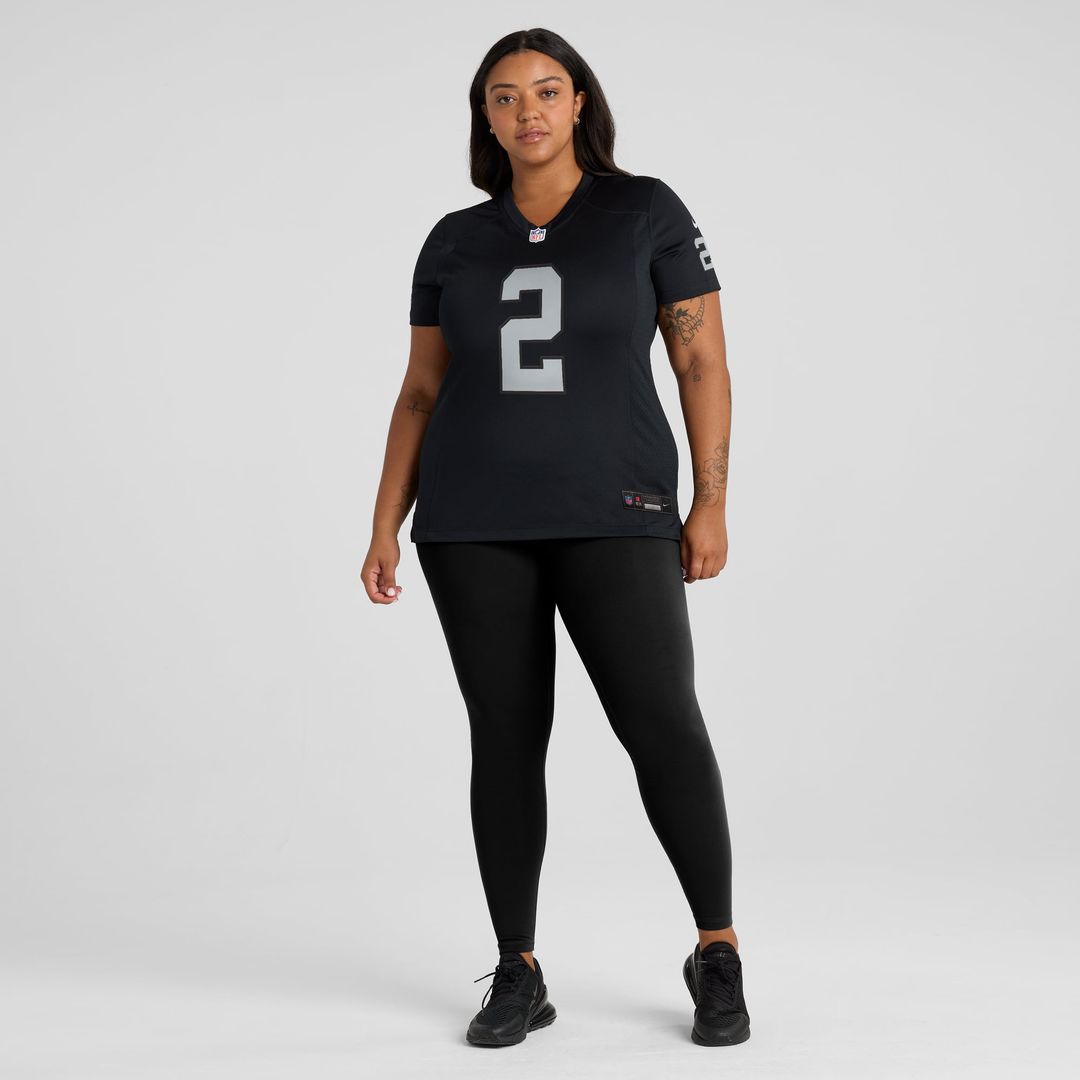 Women's Nike Las Vegas Raiders Daniel Carlson Black Player Game NFL Jersey