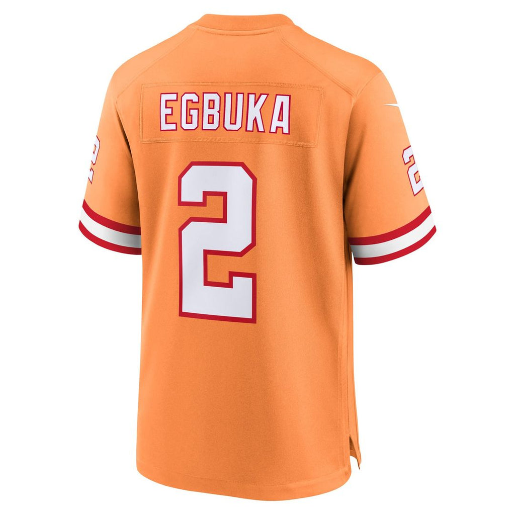 Men's Nike Tampa Bay Buccaneers Emeka Egbuka White Game NFL Jersey