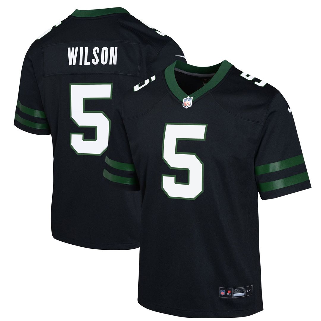 Youth Nike New York Jets Garrett Wilson Green Game NFL Jersey