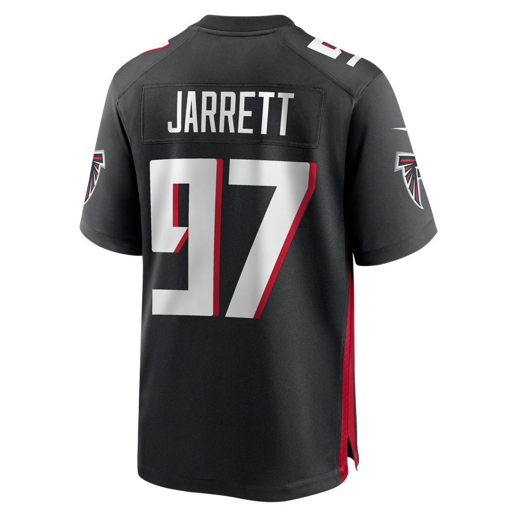 Men's Nike Atlanta Falcons Grady Jarrett Black Game Player NFL Jersey