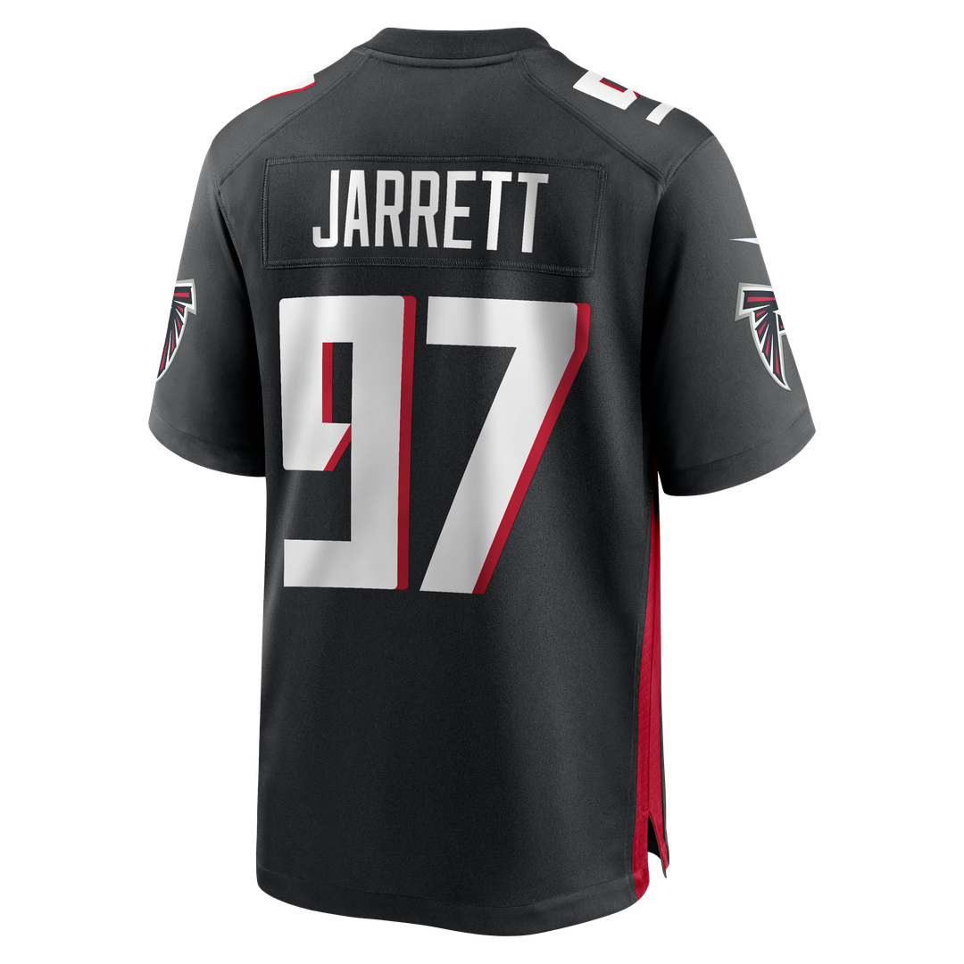 Men's Nike Atlanta Falcons Grady Jarrett Black Game Player NFL Jersey