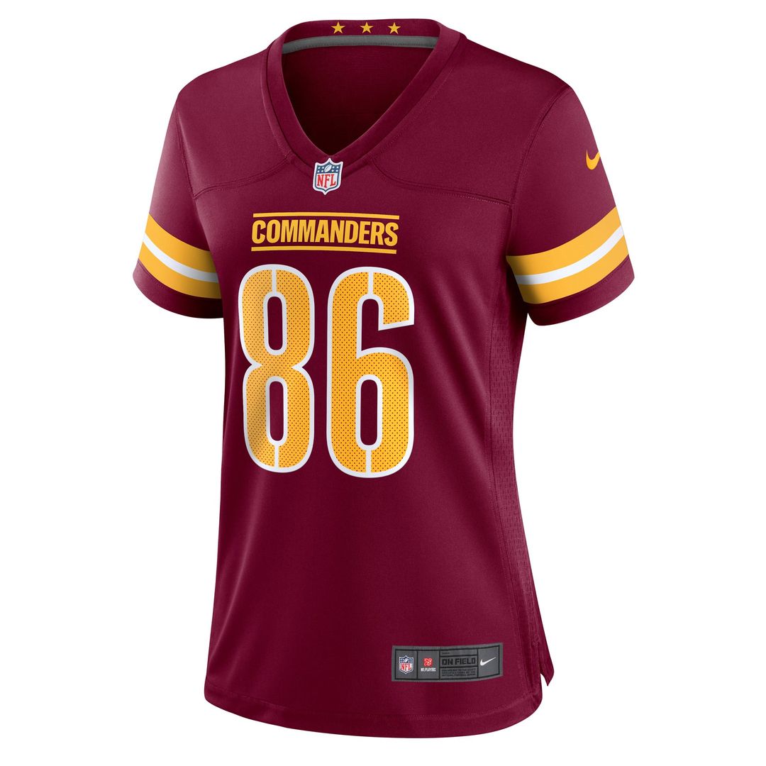 Women's Nike Washington Commanders Zach Ertz Burgundy Game NFL Jersey