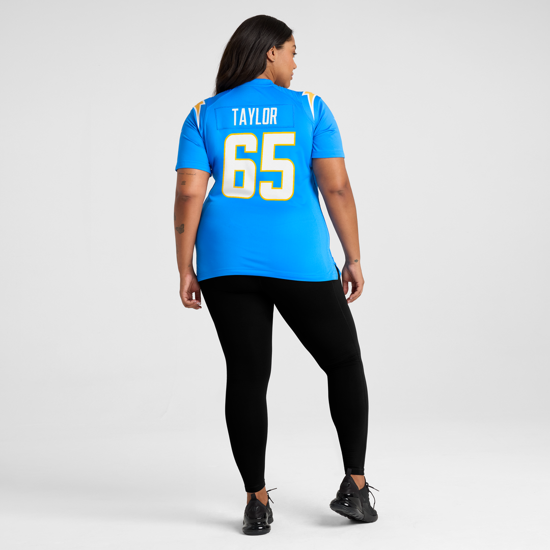 Women's Nike Los Angeles Chargers Logan Taylor Powder Blue Team Game NFL Jersey