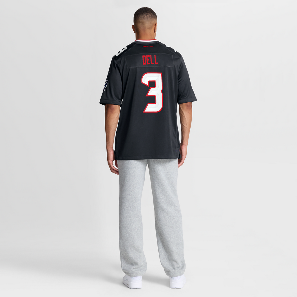 Men's Nike Houston Texans Tank Dell Navy Game NFL Jersey