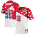 Men's Mitchell & Ness Kansas City Chiefs White/Red Derrick Thomas AFC 1995 Pro Bowl Authentic NFL Jersey