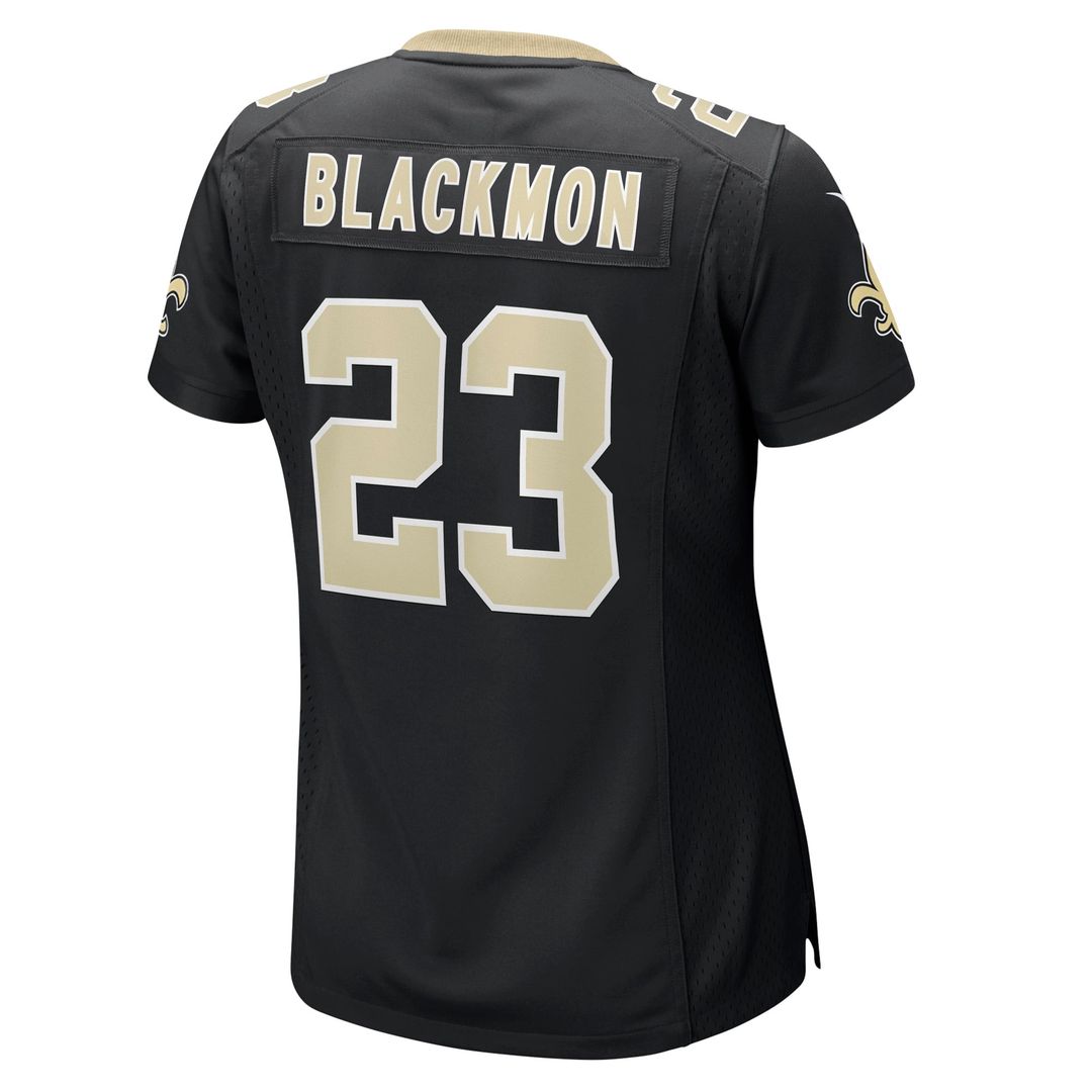 Women's Nike New Orleans Saints Julian Blackmon Black Team Game NFL Jersey