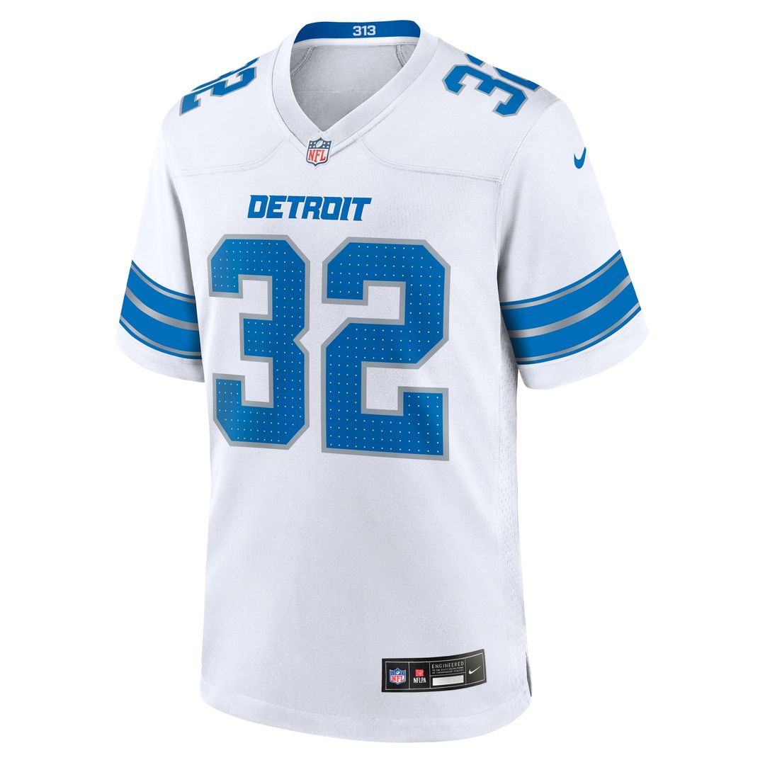 Men's Nike Detroit Lions Brian Branch Black Alternate Game NFL Jersey