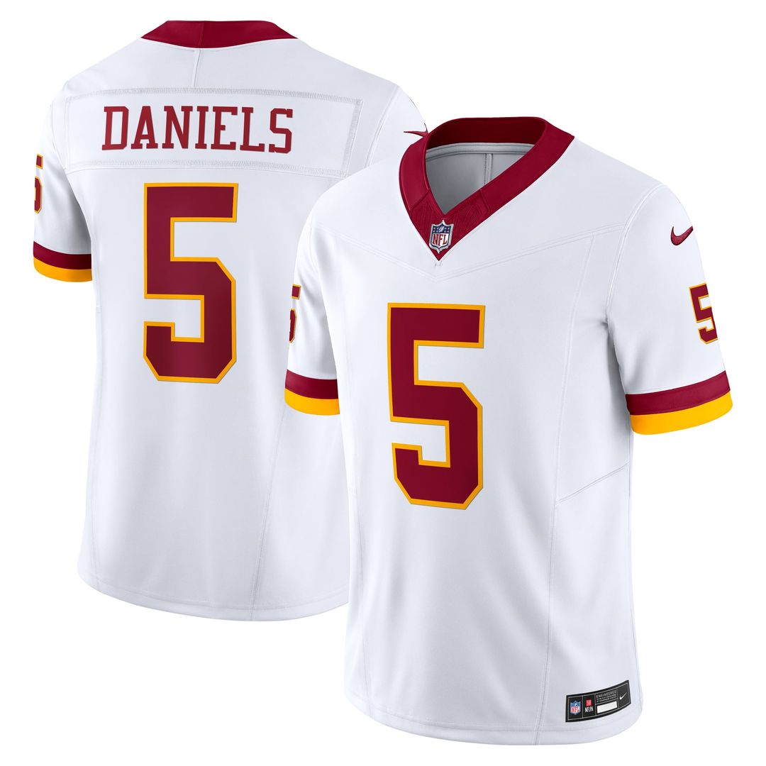 Men's Nike Washington Commanders Jayden Daniels Burgundy Vapor F.U.S.E. Limited NFL Jersey