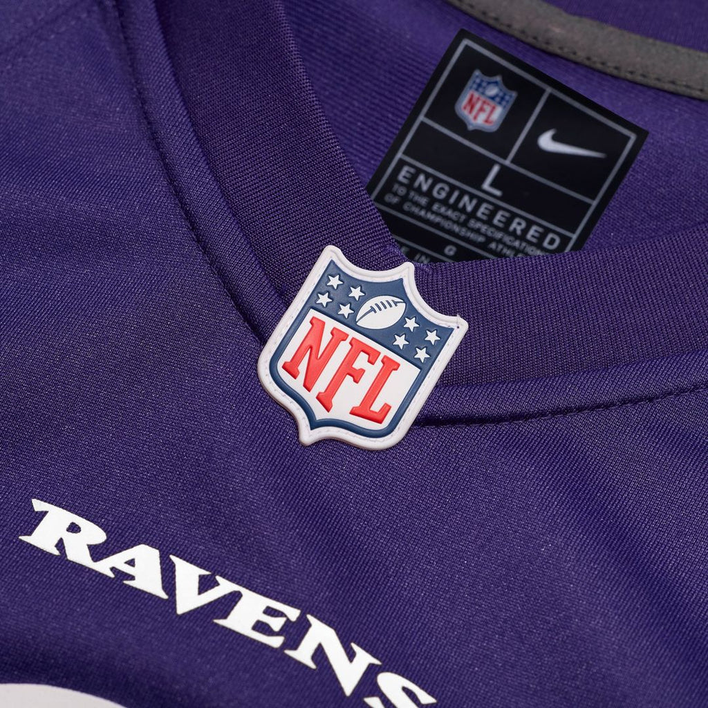 Men's Nike Baltimore Ravens Marlon Humphrey Purple Game Team NFL Jersey