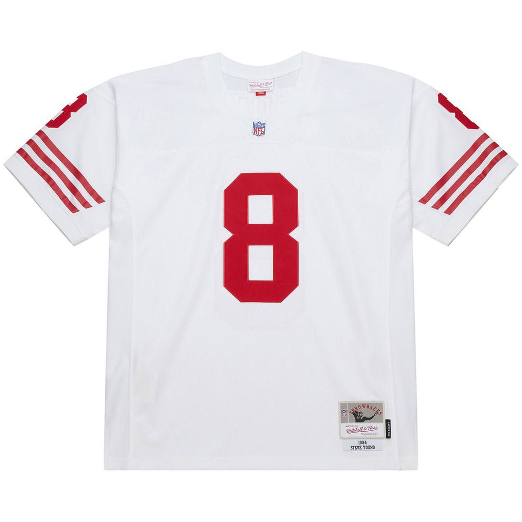 Men's Mitchell & Ness San Francisco 49ers Steve Young White 1994 Legacy Replica NFL Jersey