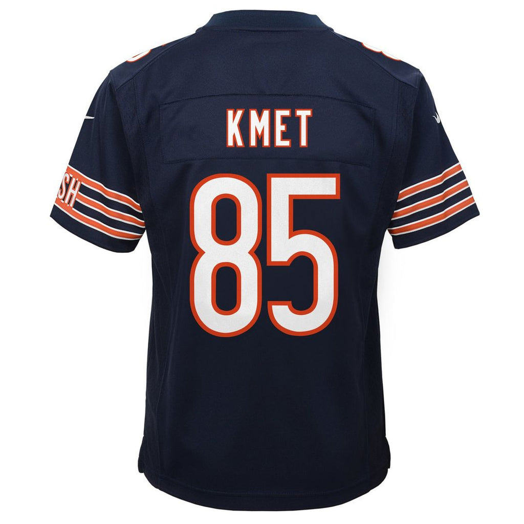 Youth Nike Chicago Bears Cole Kmet Navy Team Game NFL Jersey