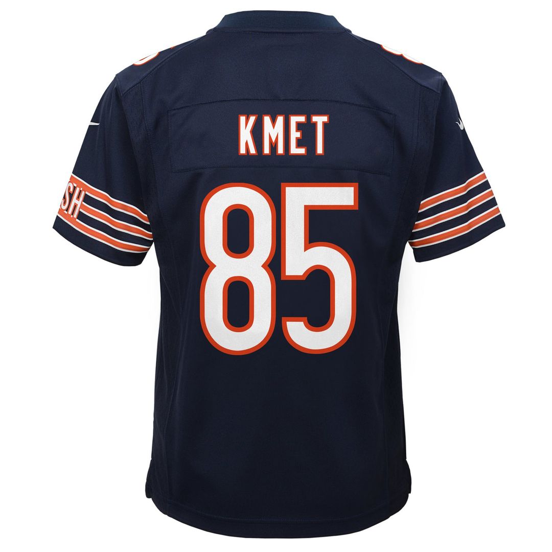 Youth Nike Chicago Bears Cole Kmet Navy Team Game NFL Jersey