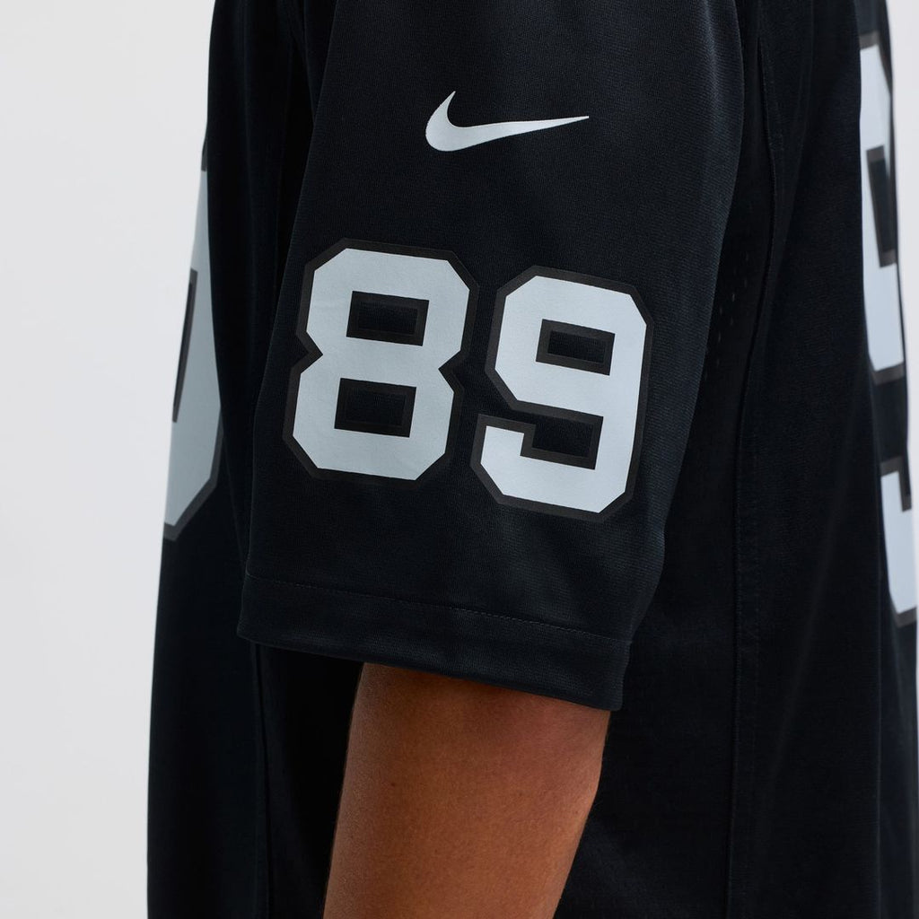 Men's Nike Las Vegas Raiders Brock Bowers Black Player Game NFL Jersey