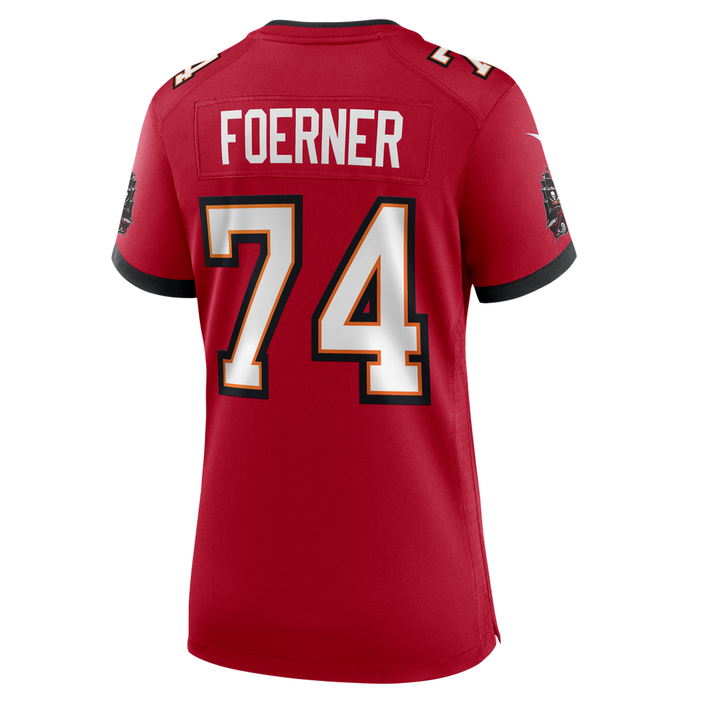 Women's Nike Tampa Bay Buccaneers Marshall Foerner Red Team Game NFL Jersey