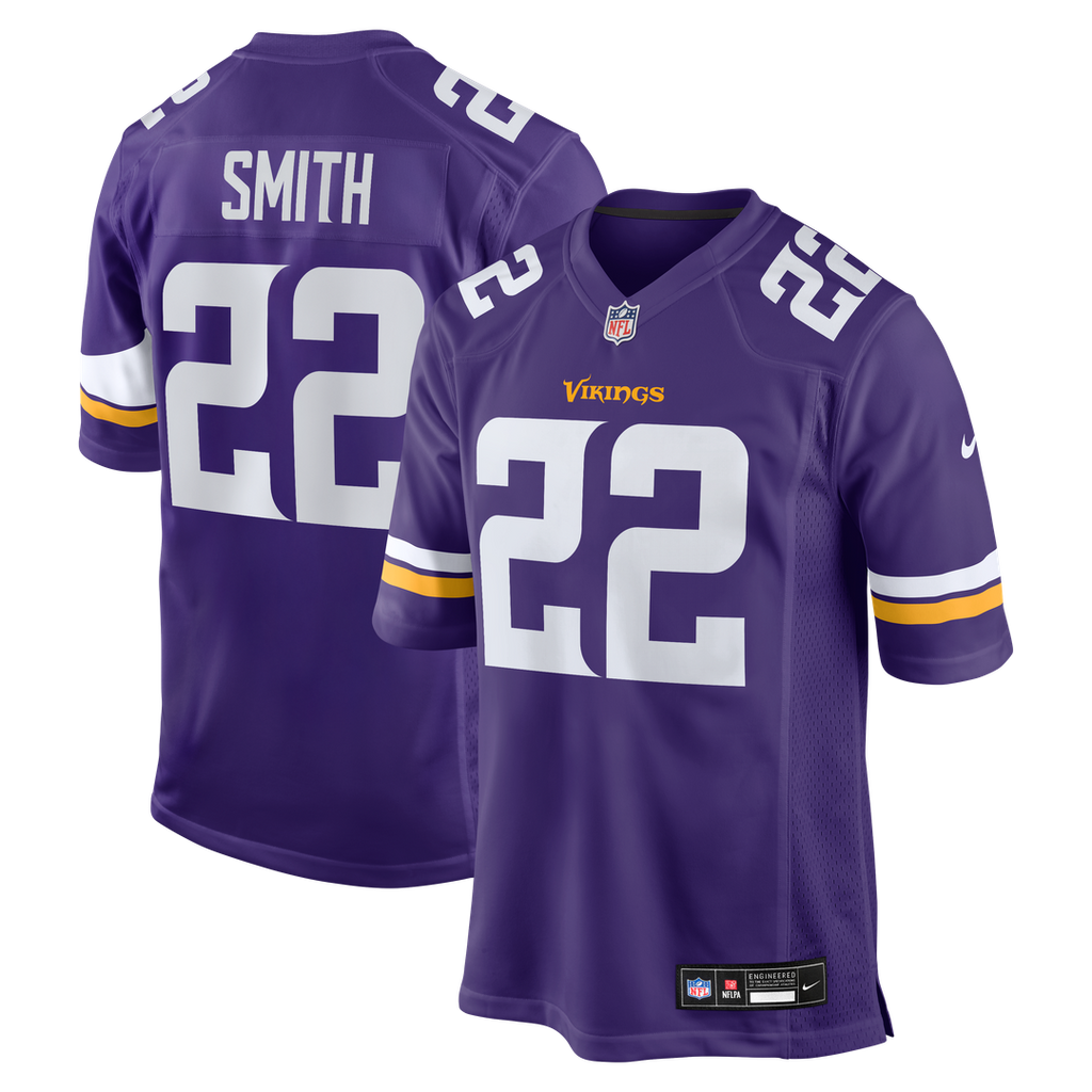 Men's Nike Minnesota Vikings Harrison Smith Purple Game NFL Jersey