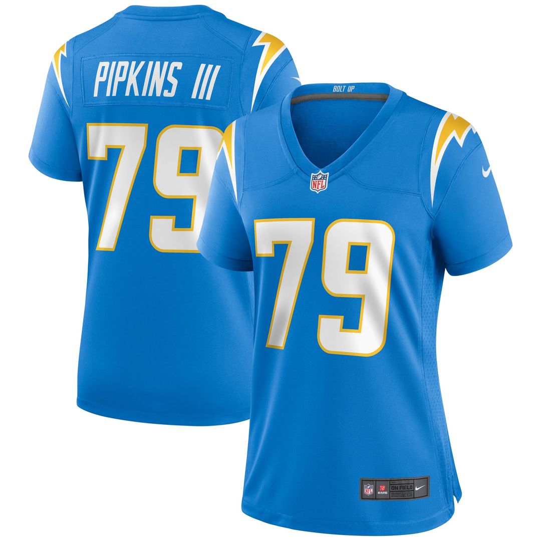 Women's Nike Los Angeles Chargers Trey Pipkins III Powder Blue Game NFL Jersey