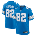 Men's Nike Detroit Lions Thomas Gordon Blue Team Game NFL Jersey