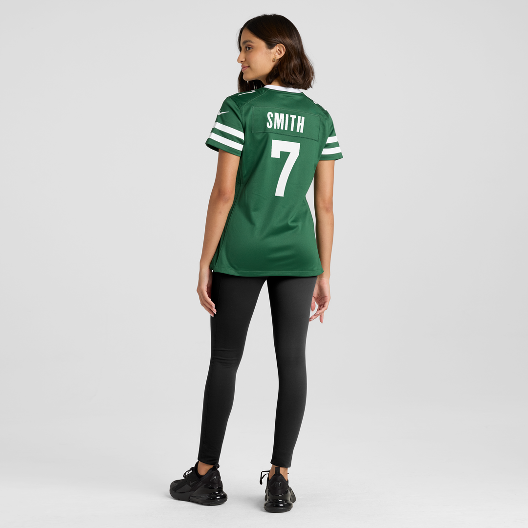 Women's Nike New York Jets Geno Smith Legacy Green Game NFL Jersey