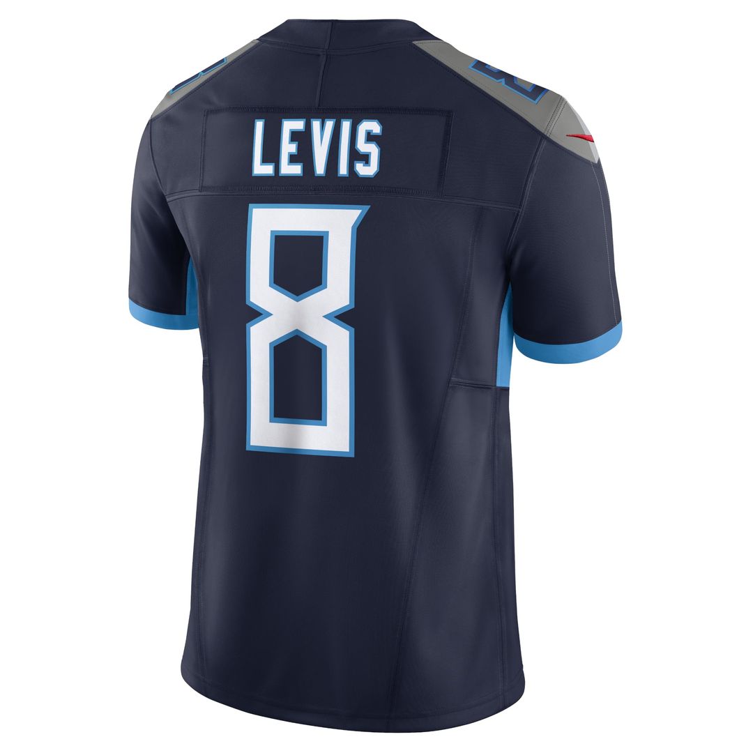 Men's Nike Tennessee Titans Will Levis Navy Vapor F.U.S.E. Limited NFL Jersey