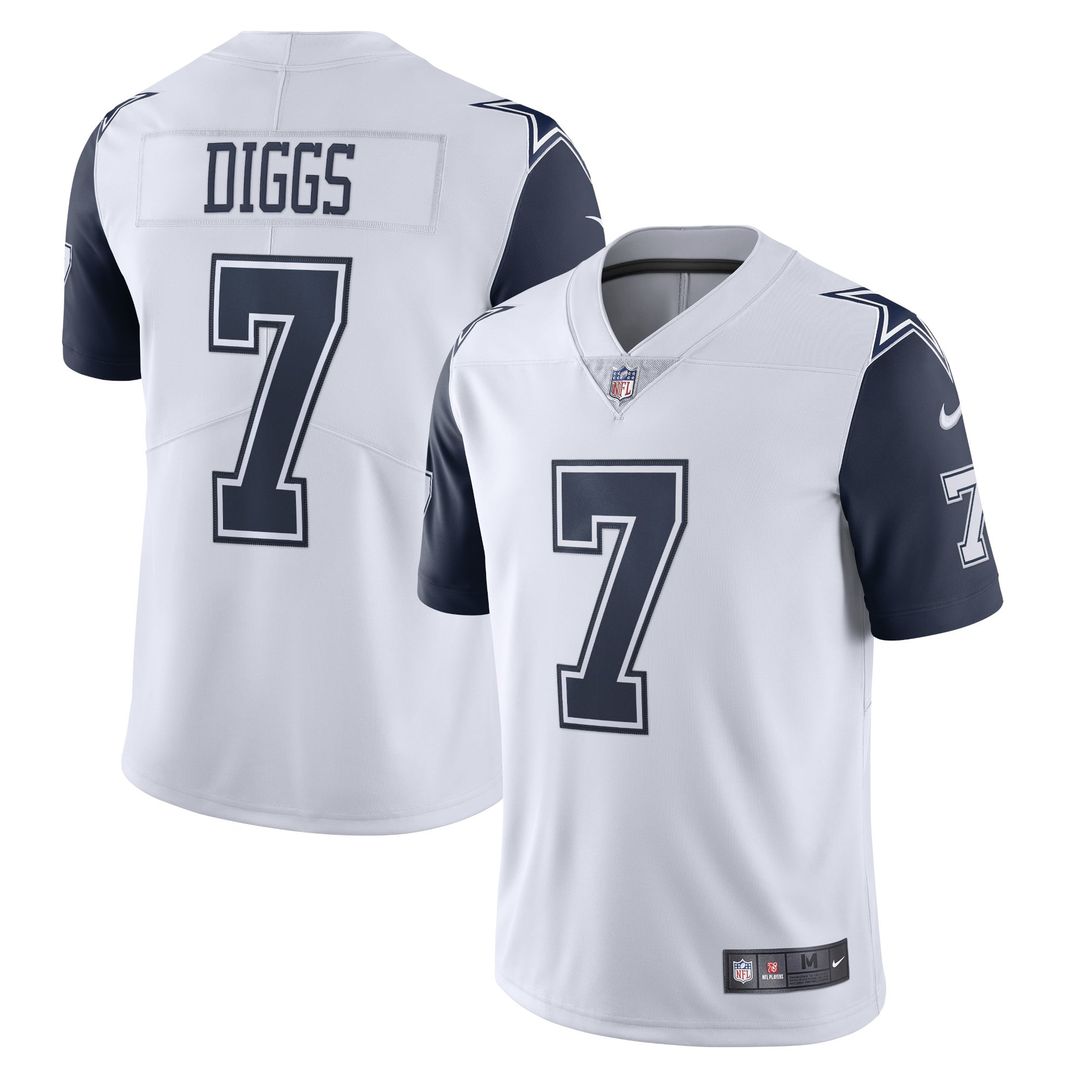 Men's Nike Dallas Cowboys Trevon Diggs Navy Alternate Vapor Limited NFL Jersey