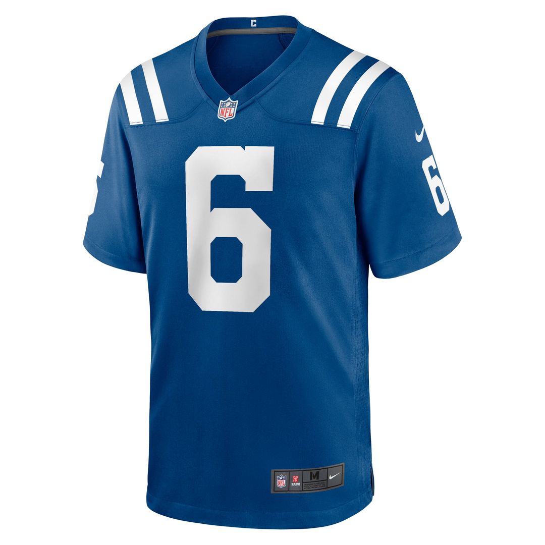 Men's Nike Indianapolis Colts Anthony Gould Royal Game NFL Jersey