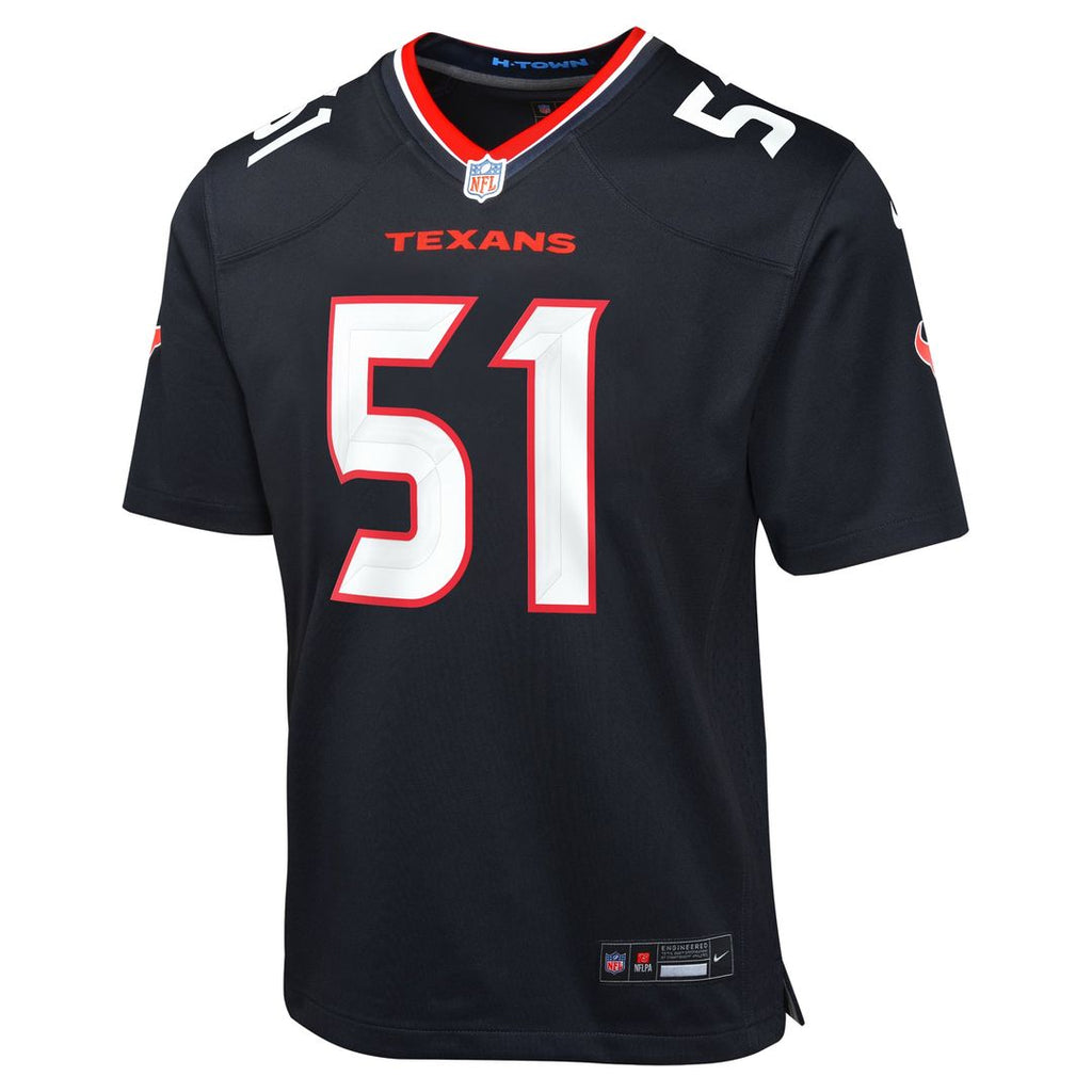 Youth Nike Houston Texans Will Anderson Jr. White Game NFL Jersey