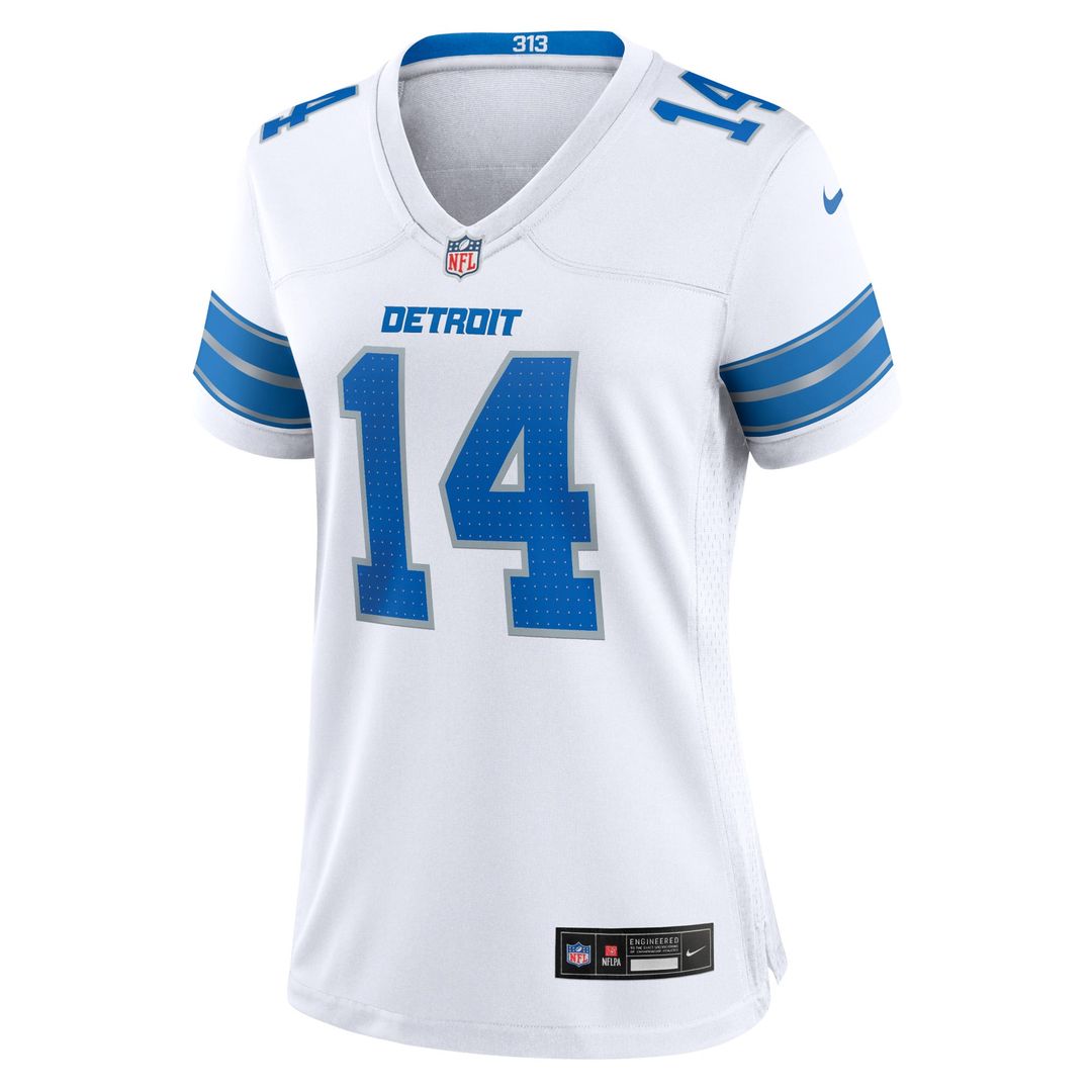Women's Nike Detroit Lions Amon-Ra St. Brown White Game NFL Jersey