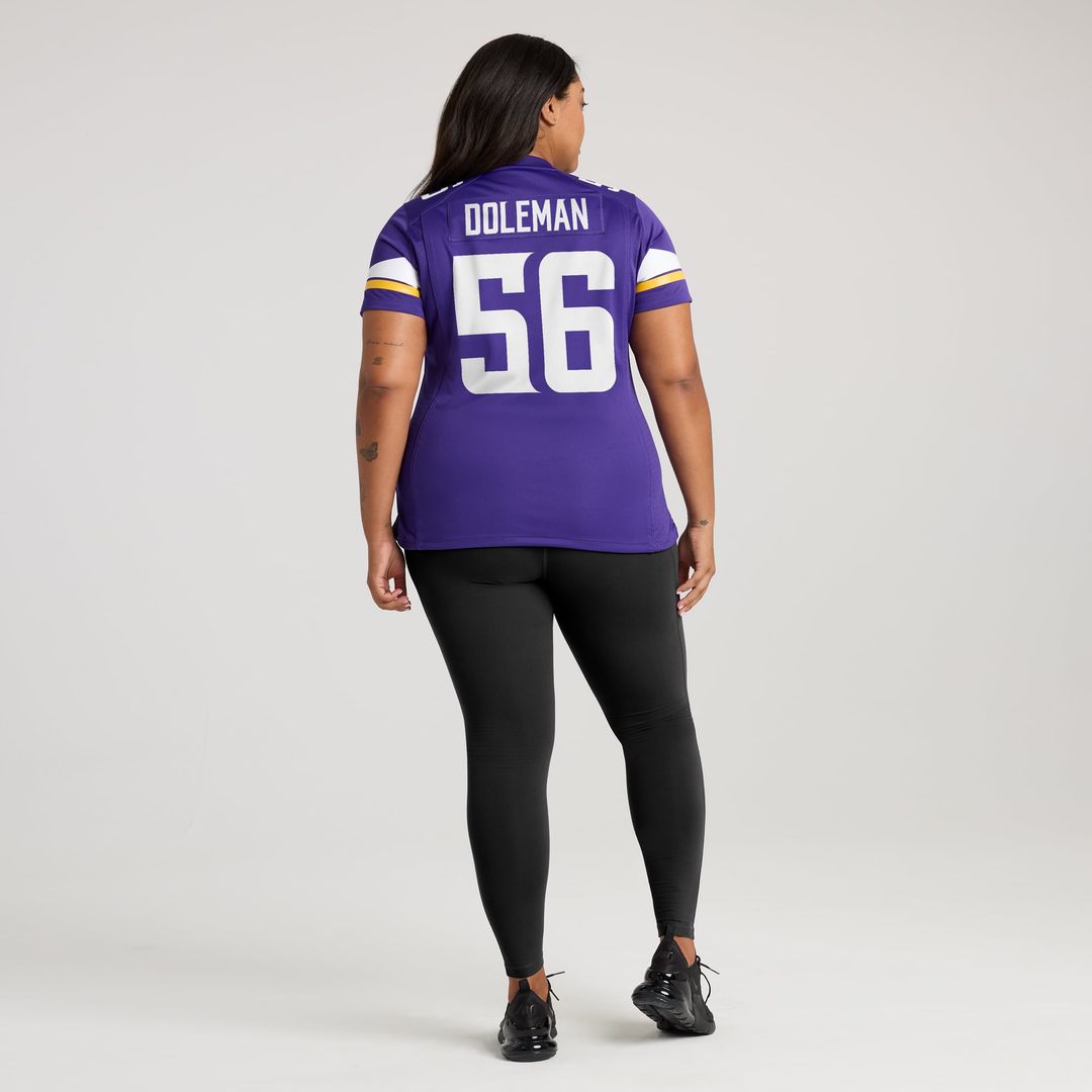 Women's Nike Minnesota Vikings Chris Doleman Purple Game Retired Player NFL Jersey