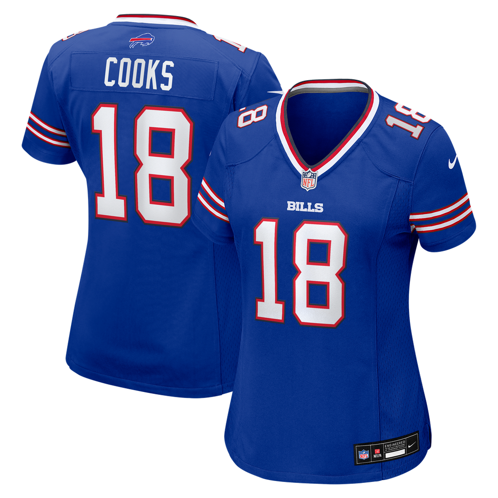 Women's Nike Buffalo Bills Brandin Cooks Royal Team Game NFL Jersey
