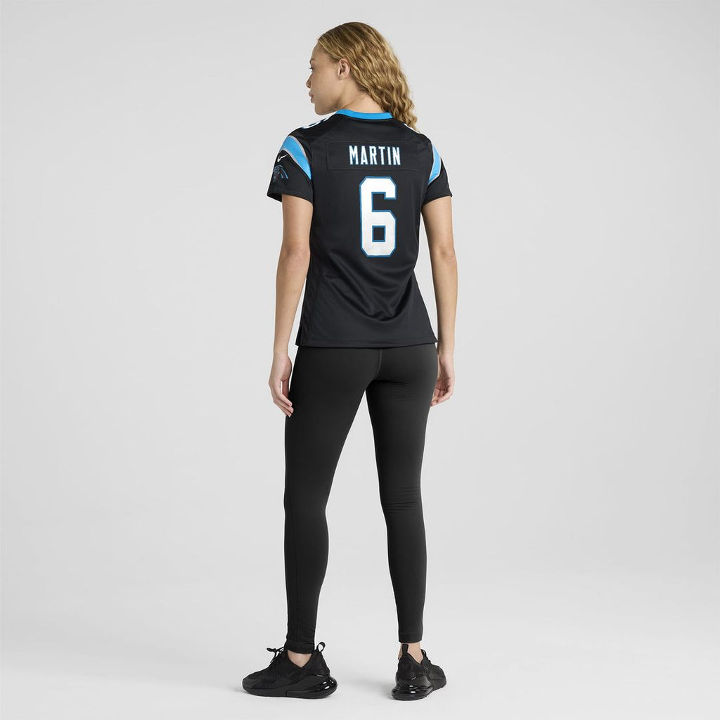 Women's Nike Carolina Panthers Sam Martin Black Team Game NFL Jersey