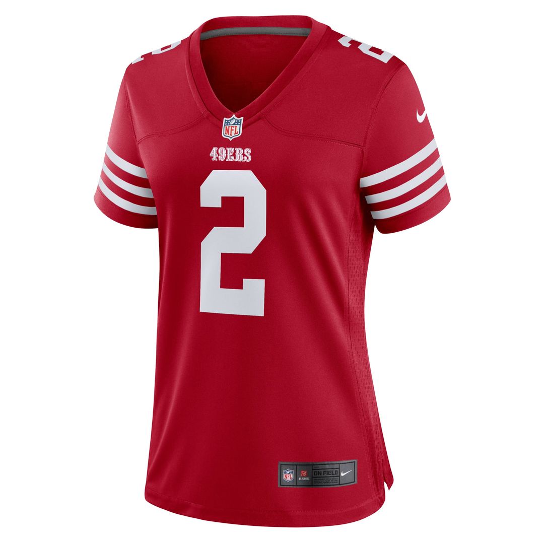 Women's Nike San Francisco 49ers Deommodore Lenoir Scarlet Game NFL Jersey