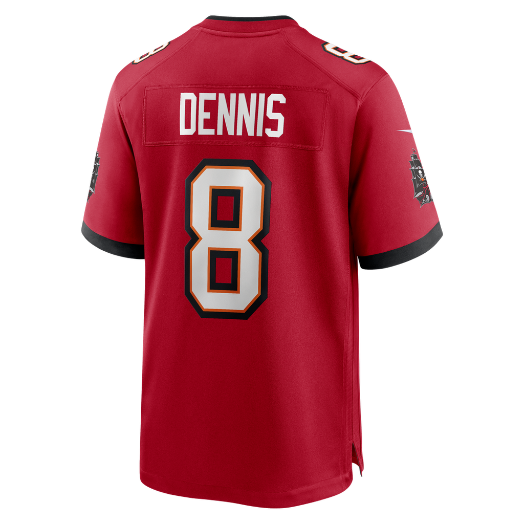 Men's Nike Tampa Bay Buccaneers SirVocea Dennis Red Game NFL Jersey