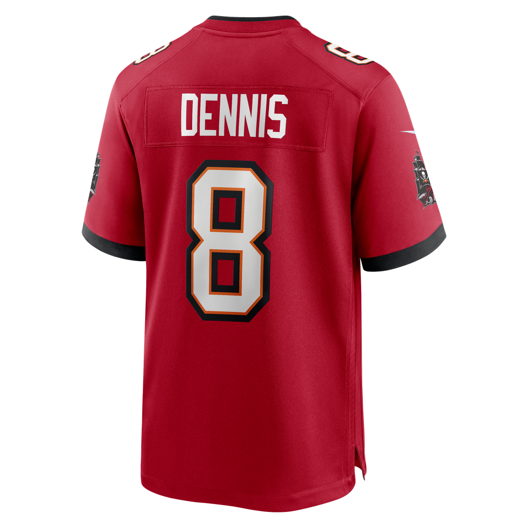 Men's Nike Tampa Bay Buccaneers SirVocea Dennis Red Game NFL Jersey