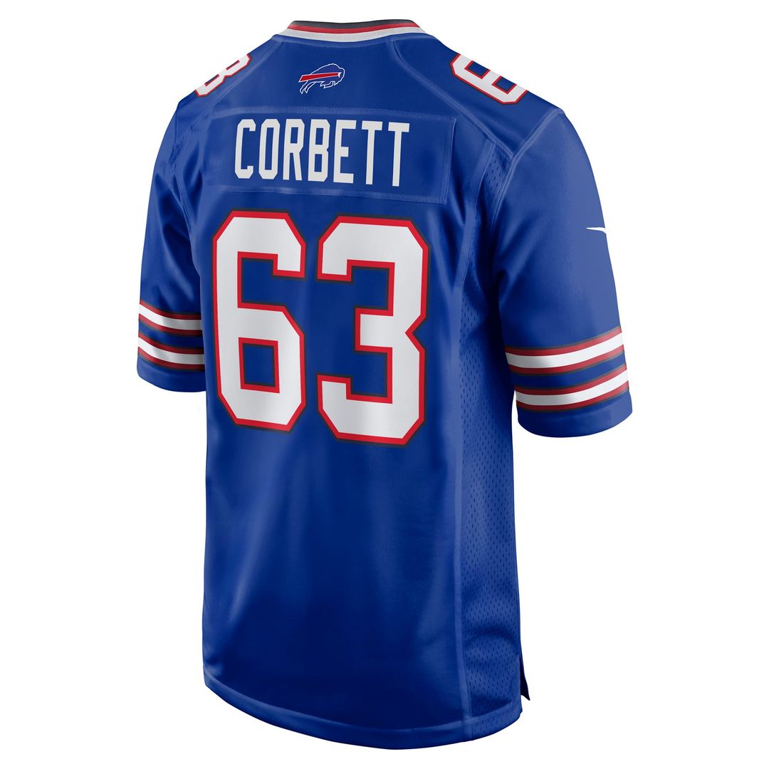 Men's Nike Buffalo Bills Austin Corbett Royal Team Game NFL Jersey