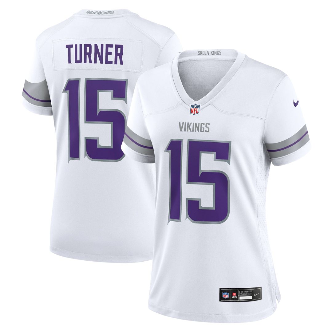 Women's Nike Minnesota Vikings Dallas Turner Purple Alternate Game NFL Jersey