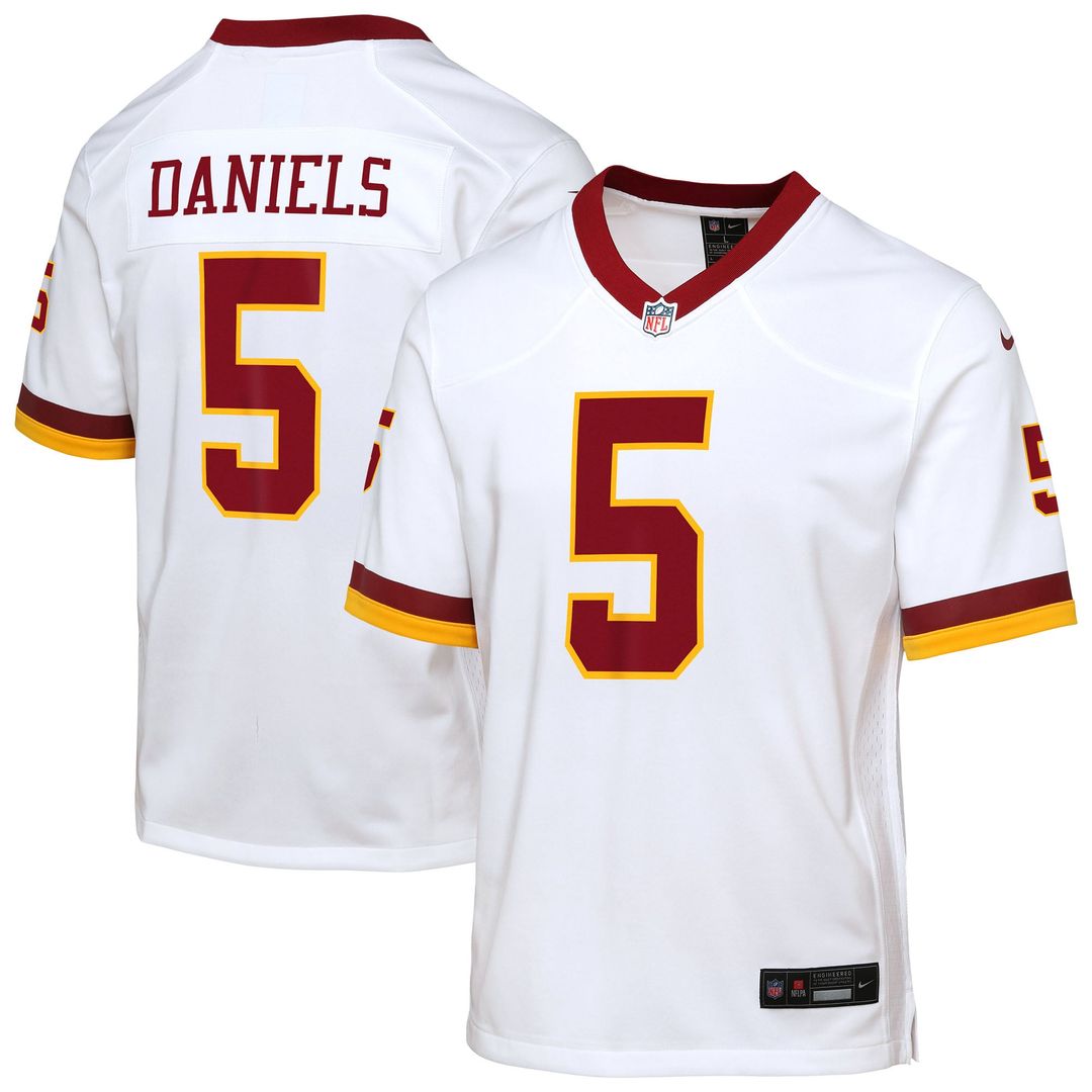 Youth Nike Washington Commanders Jayden Daniels Burgundy Game NFL Jersey