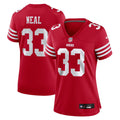 Women's Nike San Francisco 49ers Siran Neal Scarlet Team Game NFL Jersey