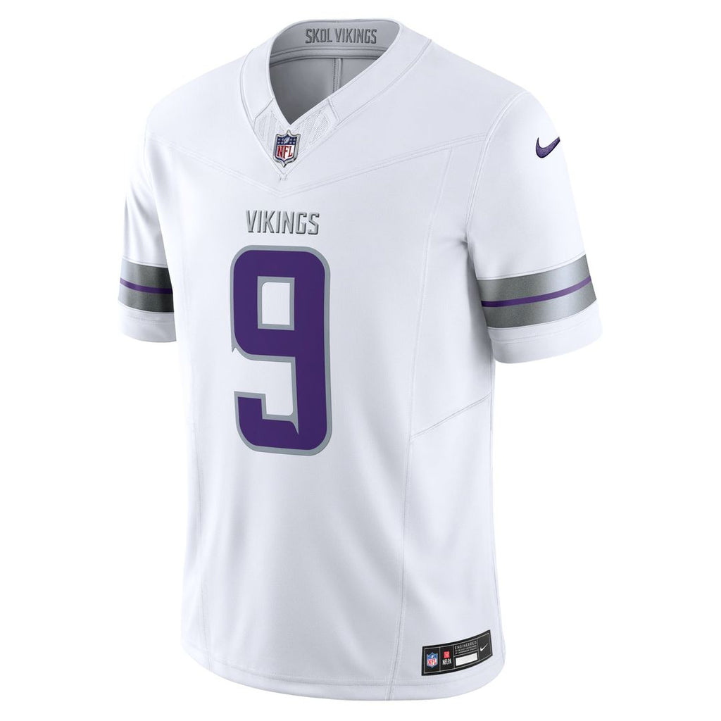 Men's Nike Minnesota Vikings J.J. McCarthy White Vapor F.U.S.E. Limited NFL Jersey