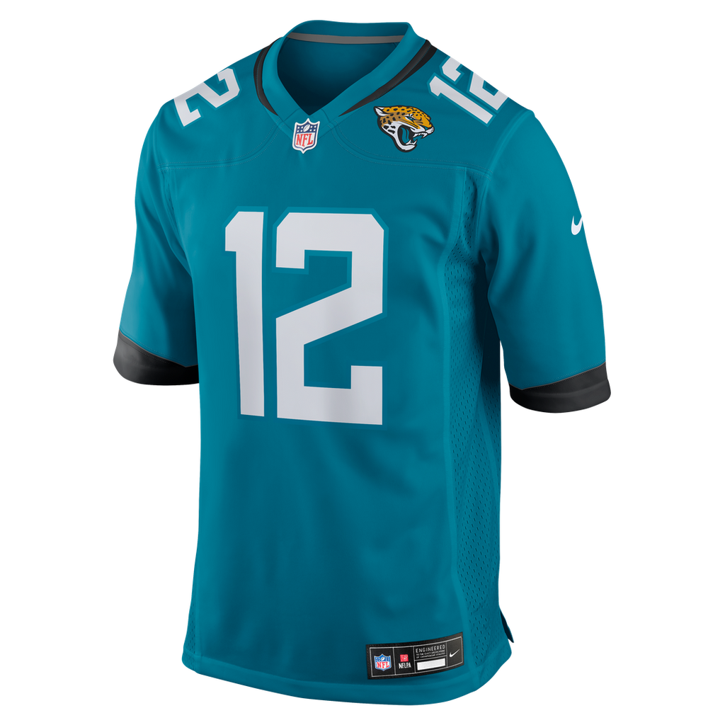 Men's Nike Jacksonville Jaguars Travis Hunter Teal Team Game NFL Jersey