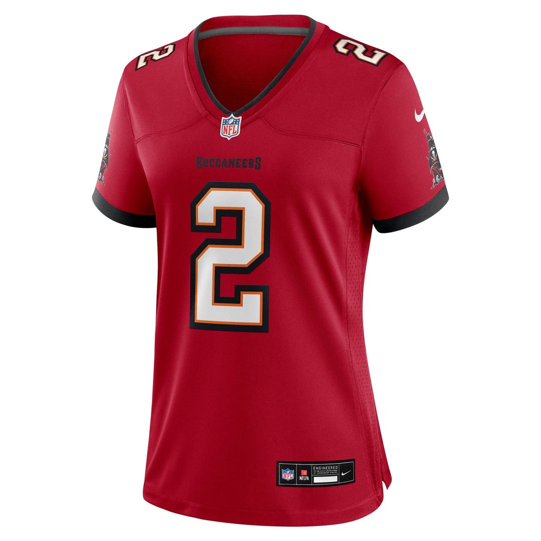 Women's Nike Tampa Bay Buccaneers Emeka Egbuka Red Team Game NFL Jersey